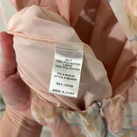 MARBLE | Carrie Ruffled Floral Dress | Size Small - Picture 7 of 7